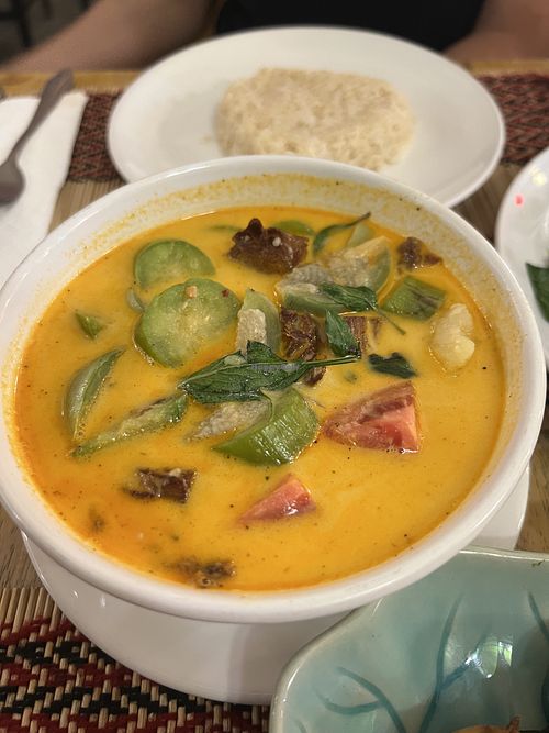 Duck curry  at Vegan Heaven in Chiang Mai