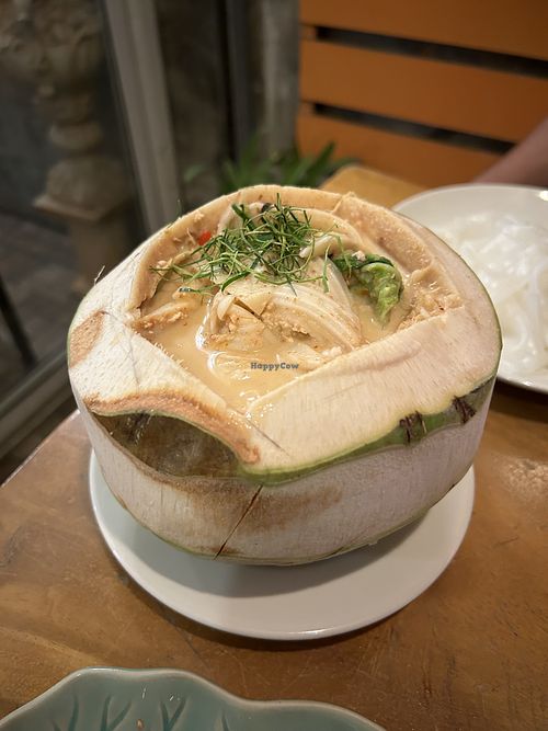 Hor Muk curry  at Vegan Heaven in Chiang Mai