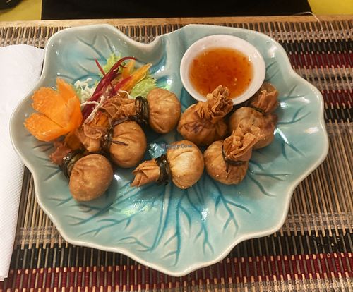 Money bags at Vegan Heaven in Chiang Mai