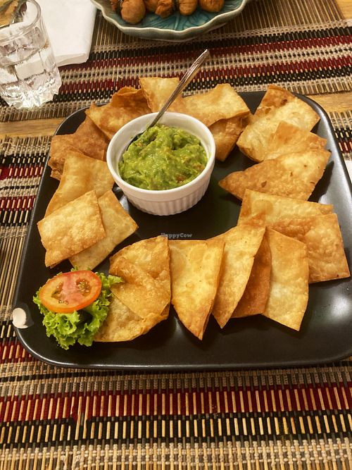 Guacamole at Vegan Heaven in Chiang Mai
