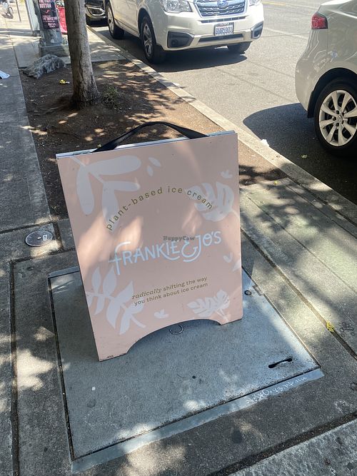 Upon Arrival w/Street Signage  at Frankie & Jo's - Capitol Hill in Seattle