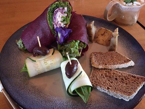 Christmas plate  at Sayuri Healing Food in Ubud