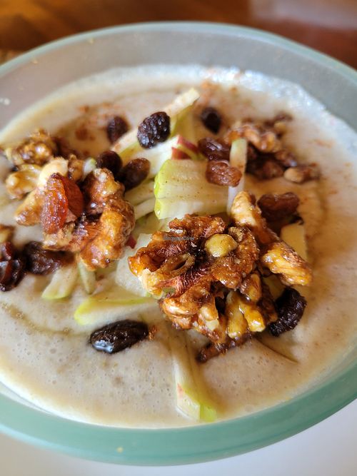 Quinoa porridge at Sayuri Healing Food in Ubud