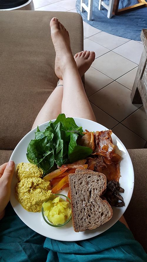 big boy breakie - very filling and tasty, recommend! at Sayuri Healing Food in Ubud