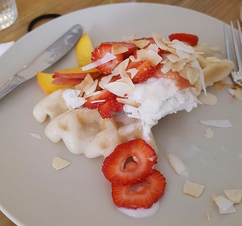 Yum waffles at Augnablik - Pop-up in Adelaide