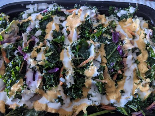 Kale salad at The Veg Hub in Oakland