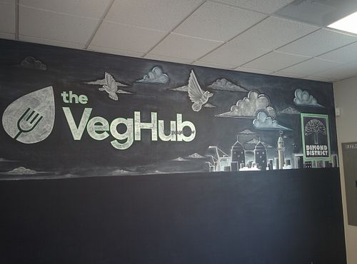 Wall Art at The Veg Hub in Oakland