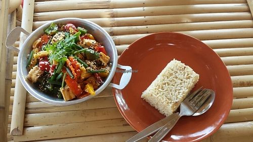 Stir fried with Cashew nuts at Happy Veggie in Koh Lanta