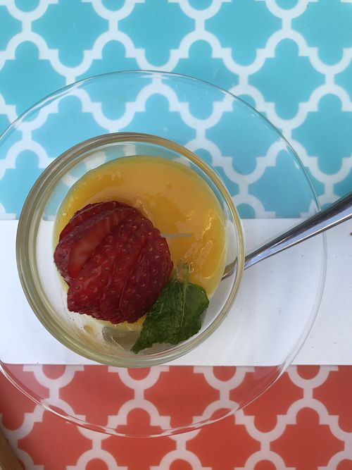 vegan dessert at Mish Mish in Alicante