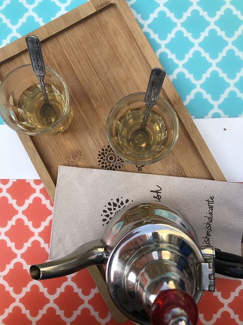 amazing mint tea at Mish Mish in Alicante