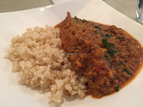 Vegan keema curry at Saborami in Okinawa
