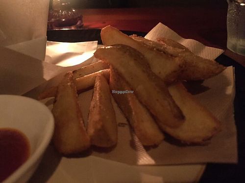 Potato fries at Rockers Cafe in Yomitan