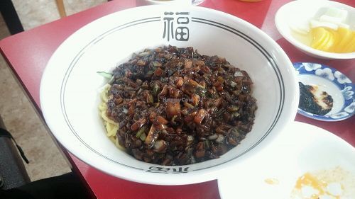 vegan jajangmyun at HaGoong - 하궁 in Seoul