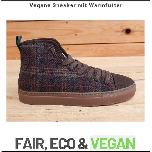 Vegane Sneaker mit Warmfutter. at Shoezuu in Gelsenkirchen