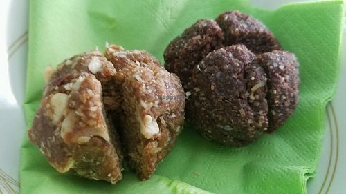 cacao and cashew balls at GreenMood in Victoria