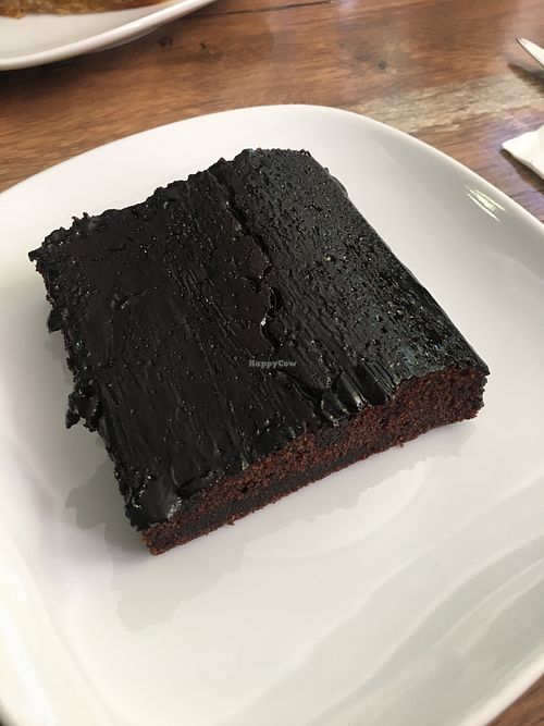 Chocolate cake   at Vegan Istanbul in Istanbul