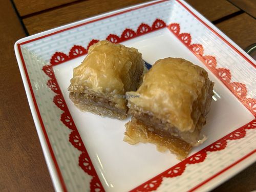 Baklava  at Vegan Istanbul in Istanbul