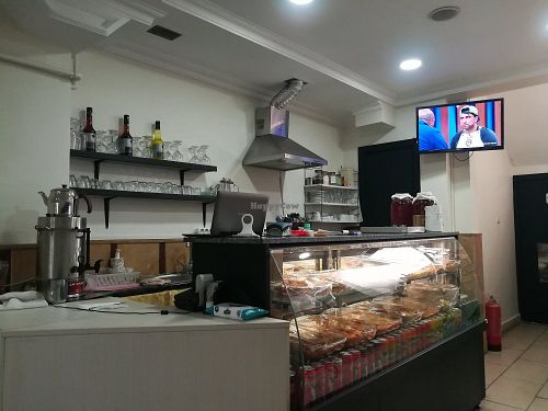 In cafe at Vegan Istanbul in Istanbul