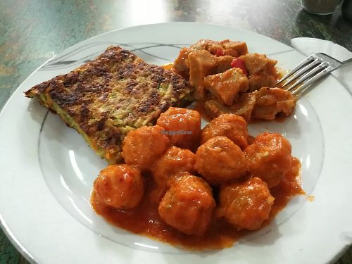 Food at Vegan Istanbul in Istanbul