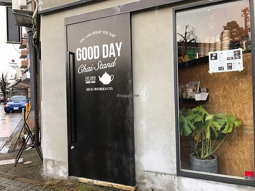 Outside at Good Day Chai Stand in Kanazawa