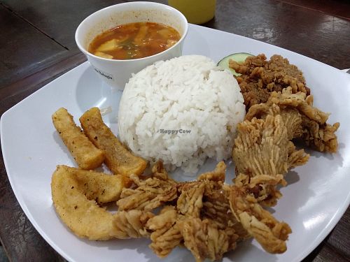 Abalone Katsu at BB Corner Natural Food in Palembang