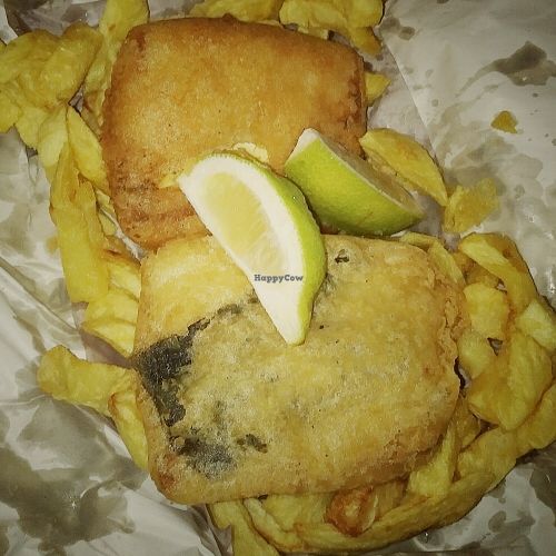 Tofish and chips as it should be at Matter Fastfoods in Bristol