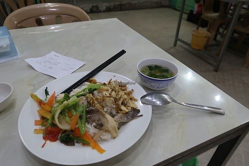 buffet food  at Ba La Mat in Ho Chi Minh City