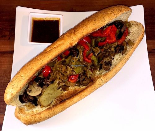 Steak at PlantPure Cafe in Philadelphia