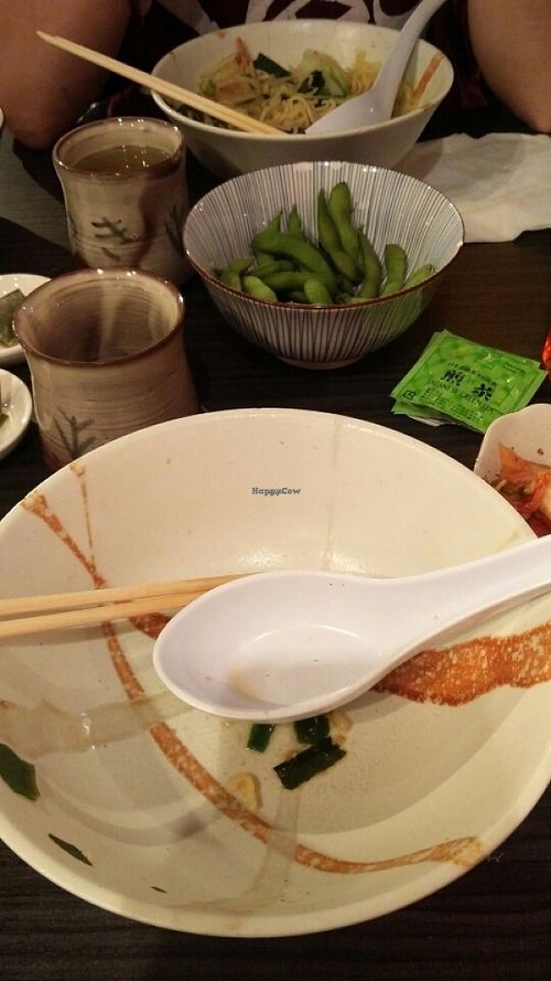 empty so must be good at Hinoki Noodle Soup in Rotterdam