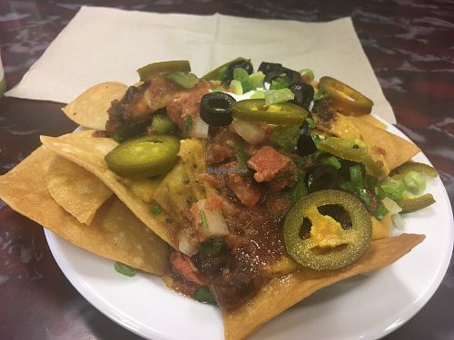 Small plate nachos  at Sanctuary Vegan Cafe in Knoxville