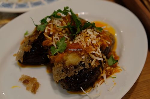 Stuffed Eggplant at Aashirwad in Kanazawa