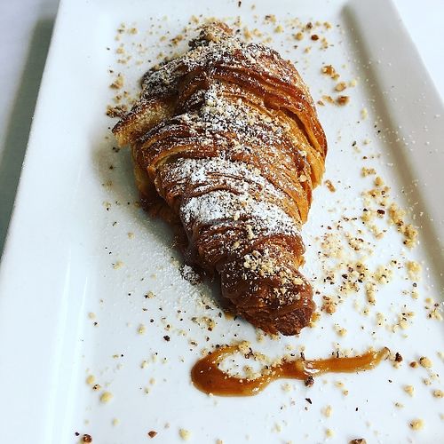 Croissant aux amandes fait maison at Vegano in Montreal