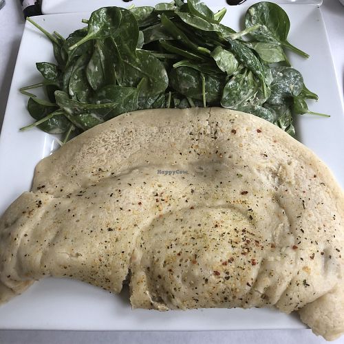 Crespini aux champignons at Vegano in Montreal