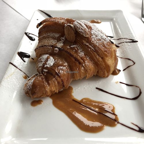 Croissant aux amandes at Vegano in Montreal