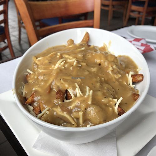 Poutine Vegano at Vegano in Montreal