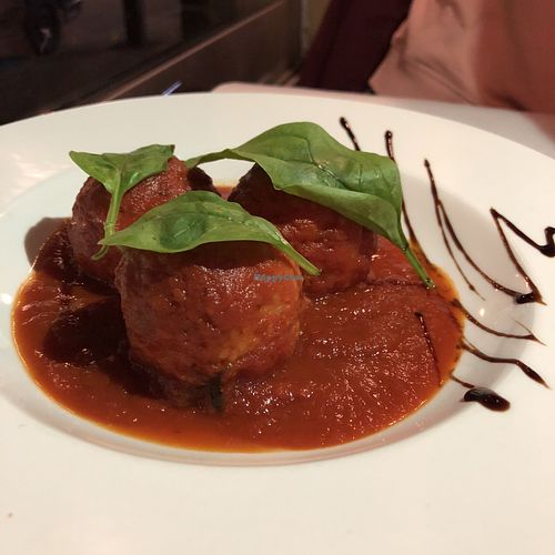 Arancini maison at Vegano in Montreal