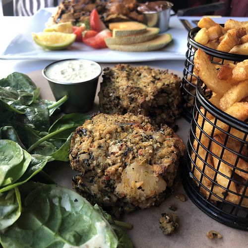 Fysh 'n' Chips at Vegano in Montreal