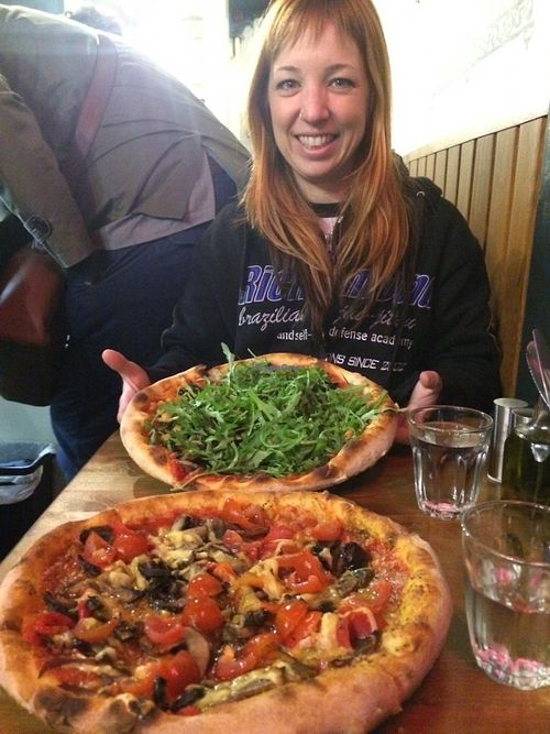 2 vegan pizzas at Stoned Pizza in Dublin
