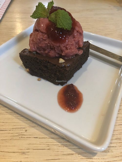 Chocolate brownie  at Mantra Gastronomia e Arte in Porto Alegre