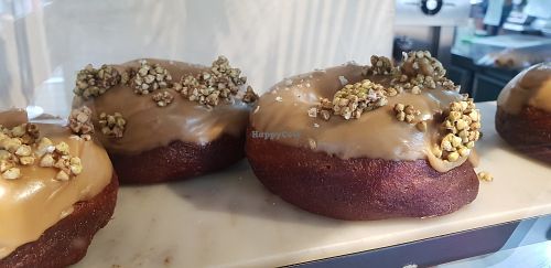 Salted  caramel doughnuts at Girls and Boys in Fitzroy