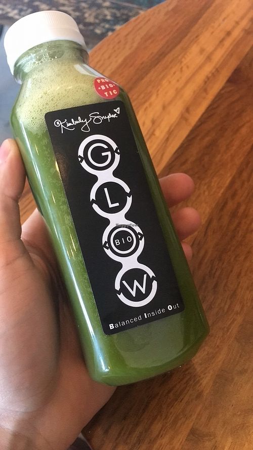 I always swing by Glow Bio whenever I am in LA. It's great juice bar with lots of options! at Kimberly Snyder's Glow Bio in West Hollywood