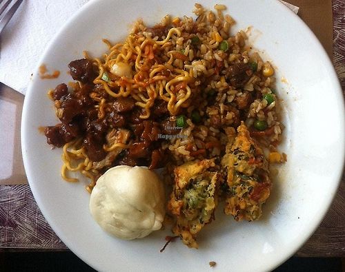 Food at Zhong Guo Wei in Porto Alegre