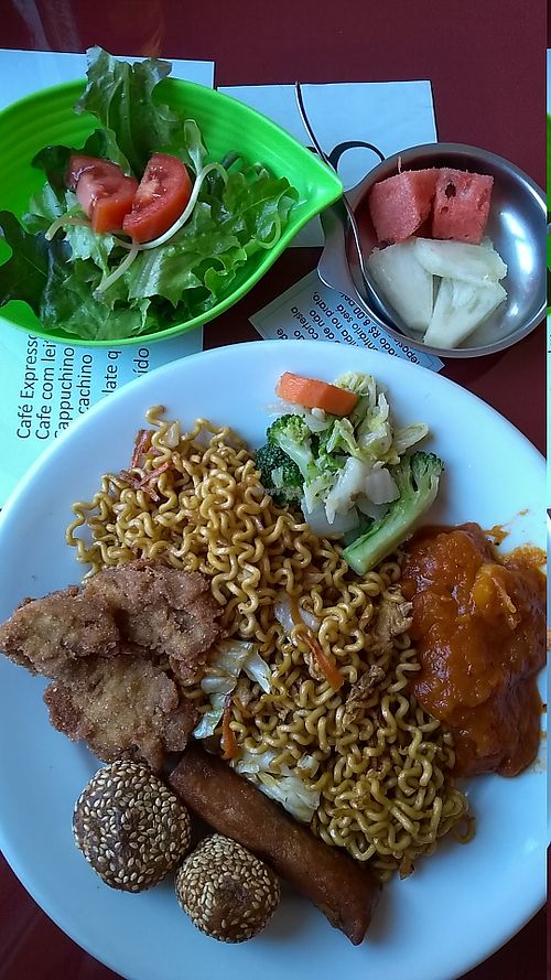 Yakisoba at Zhong Guo Wei in Porto Alegre