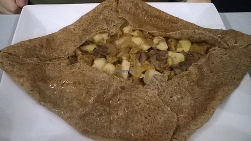 Madras Galette at Ty Veg in Perros-guirec