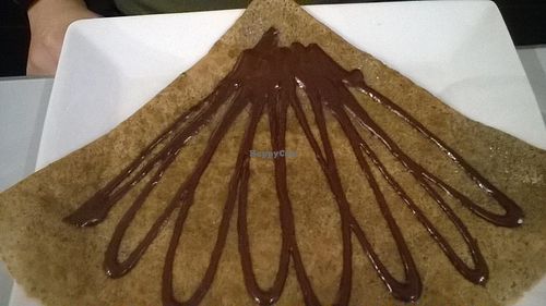 Chocolate galette at Ty Veg in Perros-guirec