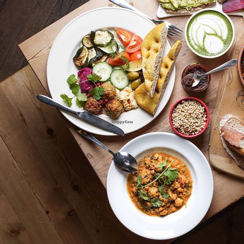 lunch at Le Pain Quotidien - Fulham Rd in South West London