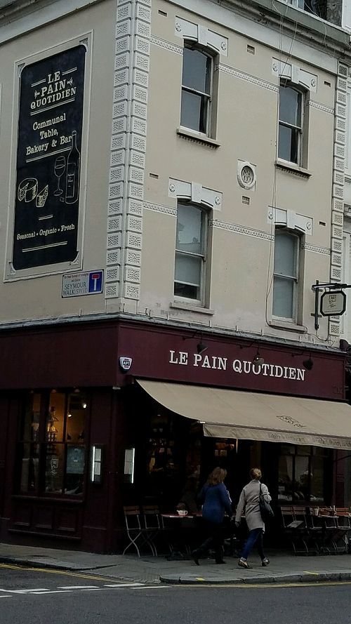 outside at Le Pain Quotidien - Fulham Rd in South West London