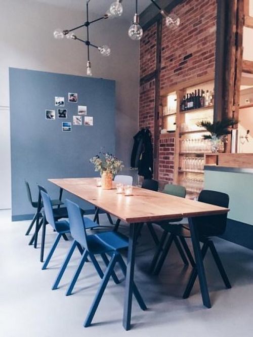 Back room table  at Muellers Cafe in Schwerin