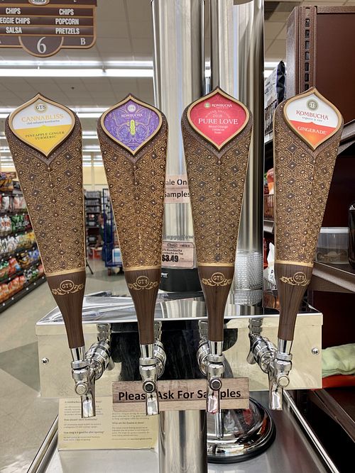 Kombucha on tap 😍 at Clark's Nutrition in Chino