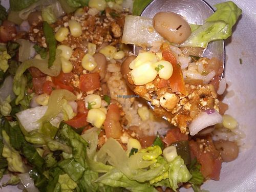 Tasty sofritas  at Chipotle  in Moreno Valley